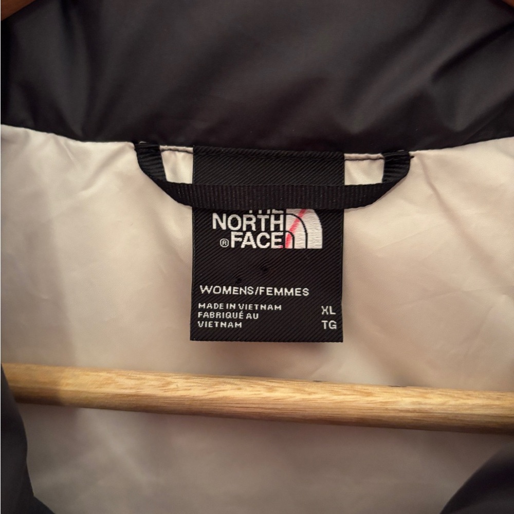 The North Face Women's Vest - Black Exterior with White Interior